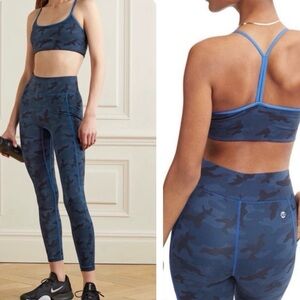 ALL ACCESS Blue Camo Leggings and top